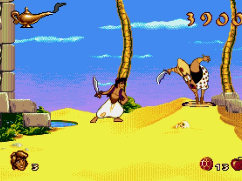 Aladdin ist ein von Virgin Games entwickeltes Jump-’n’-Run-Computerspiel zum gleichnamigen Zeichentrickfilm von Disney