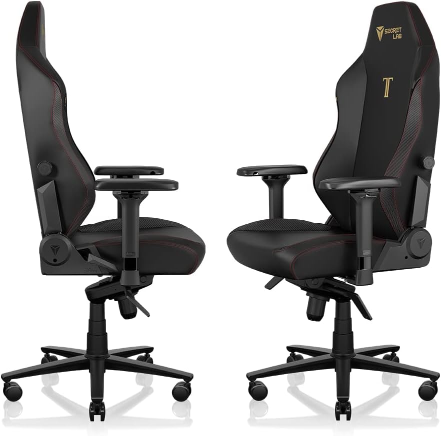 Secretlab Titan Evo Stealth: Seiten-Ansicht Bilder von Seite des Gaming-Stuhls: Secretlab Titan Evo Stealth.