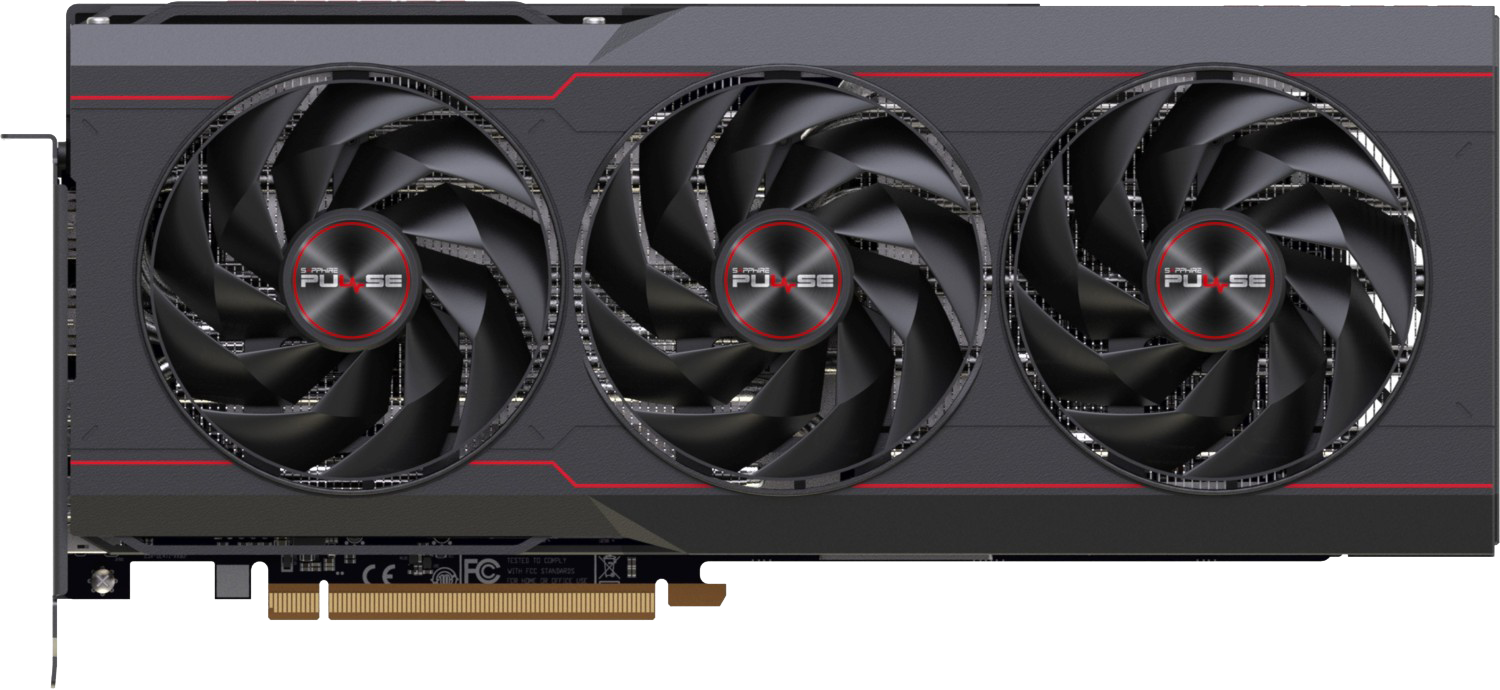 Grafikkarte Lüfter Anschlüsse Seite: Pulse Radeon Sapphire RX 7900 XTX 24GB Lüfter